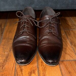 Elegant Dark Brown Men's Oxford Shoes